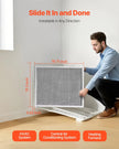 VEVOR 16x20x1 Aluminum Electrostatic Air Filter MERV 8 Actual 15.5x19.75x0.82