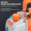 VEVOR 1/5 HP Single Stage Vacuum Pump, 3.5 CFM, 120V AC Air Conditioning Conditioner Vacuum Pump, 1/4