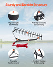 VEVOR 32x6.3 in Pond Aquatic Weed Rake Double-Sided Lake Weed Rake 30ft Rope
