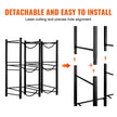 VEVOR 3 Tiers Water Jug Holder Double Row Water Bottle Rack for 6 Bottles Black