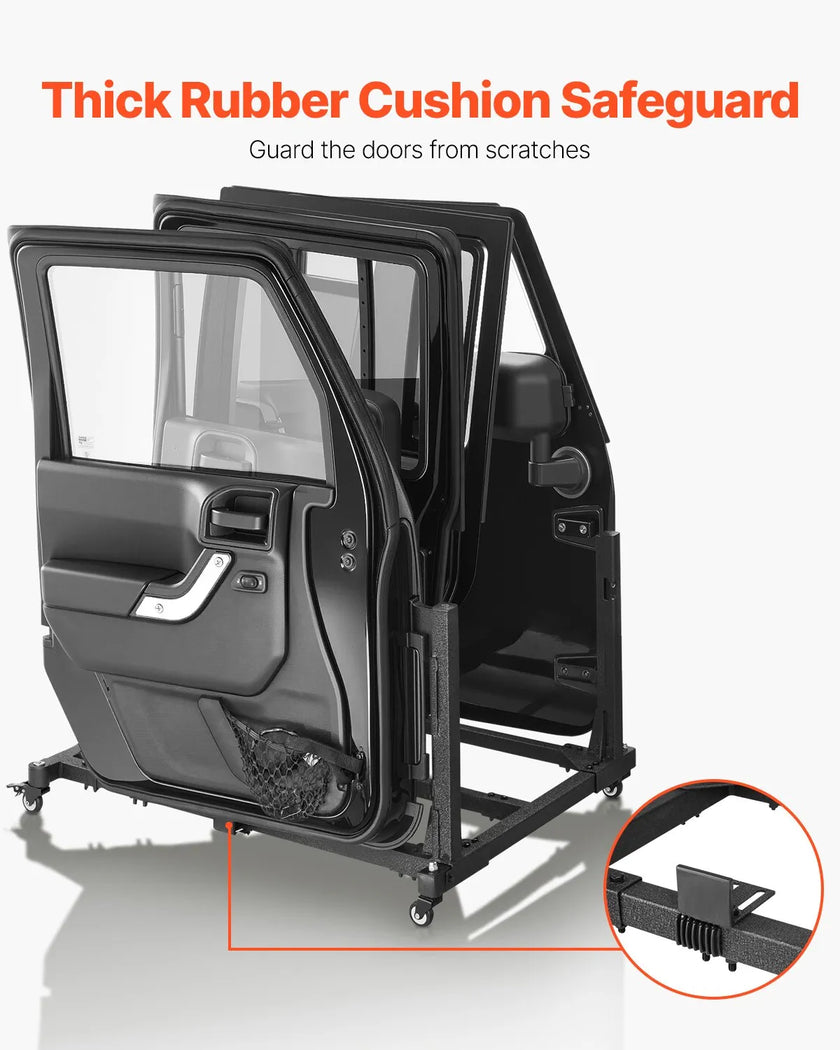 VEVOR 4 Doors Jeep Door Storage Cart for Jeep Wrangler JK JKU JL Gladiator