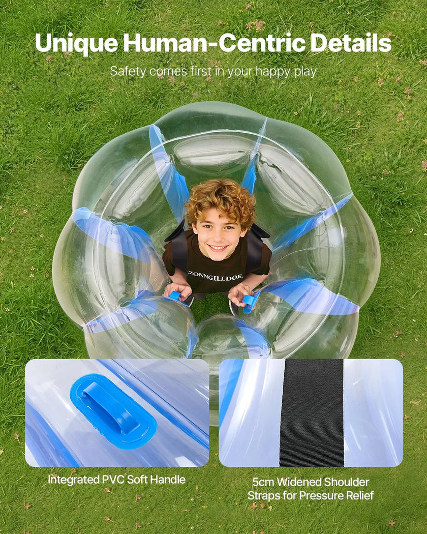 VEVOR 4FT/1.2M Inflatable Bumper Balls PVC Body Sumo Zorb Ball Outdoor Game