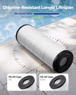 VEVOR 4 x 80 Sq. Ft Hot Tub Spa Pool Filter Cartridge Compatible Pentair CCP320