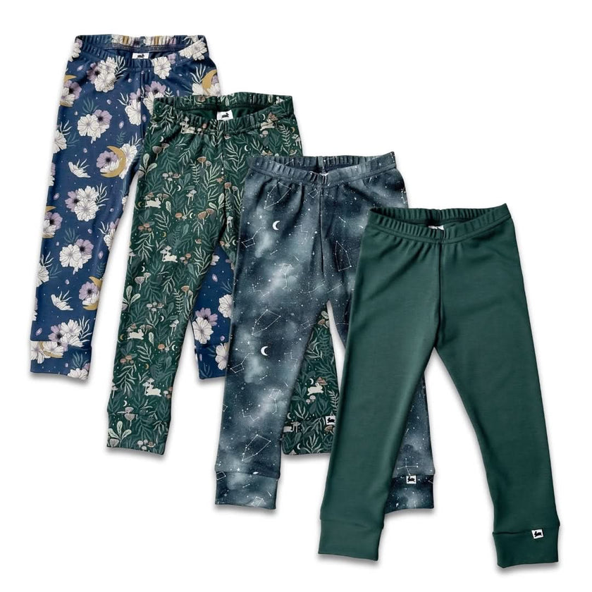 Youth Bamboo Leggings | Twilight Grove