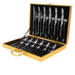 High-end tableware 24 piece set Cool Matching flatware