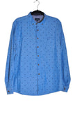 RUE SAINT-PATRICK Men Button Down Tops Regular fit in Blue - L