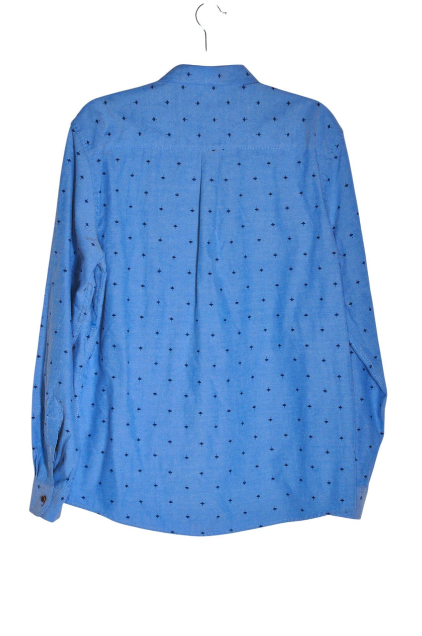 RUE SAINT-PATRICK Men Button Down Tops Regular fit in Blue - L