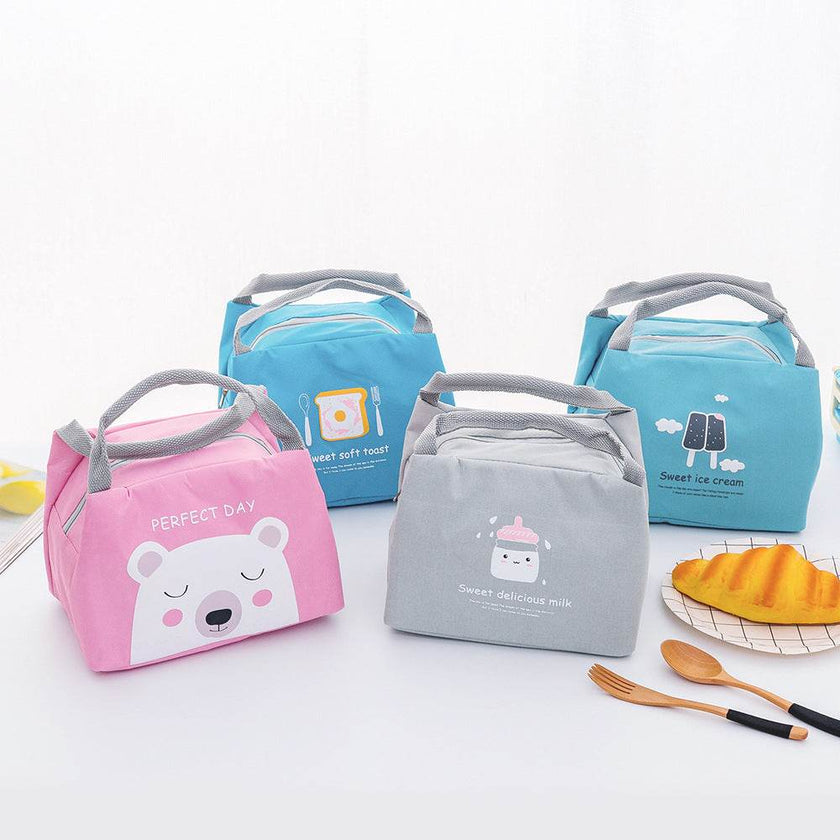 Portable Small Lunch Box Bag – Insulated Tote for Kids & Adults