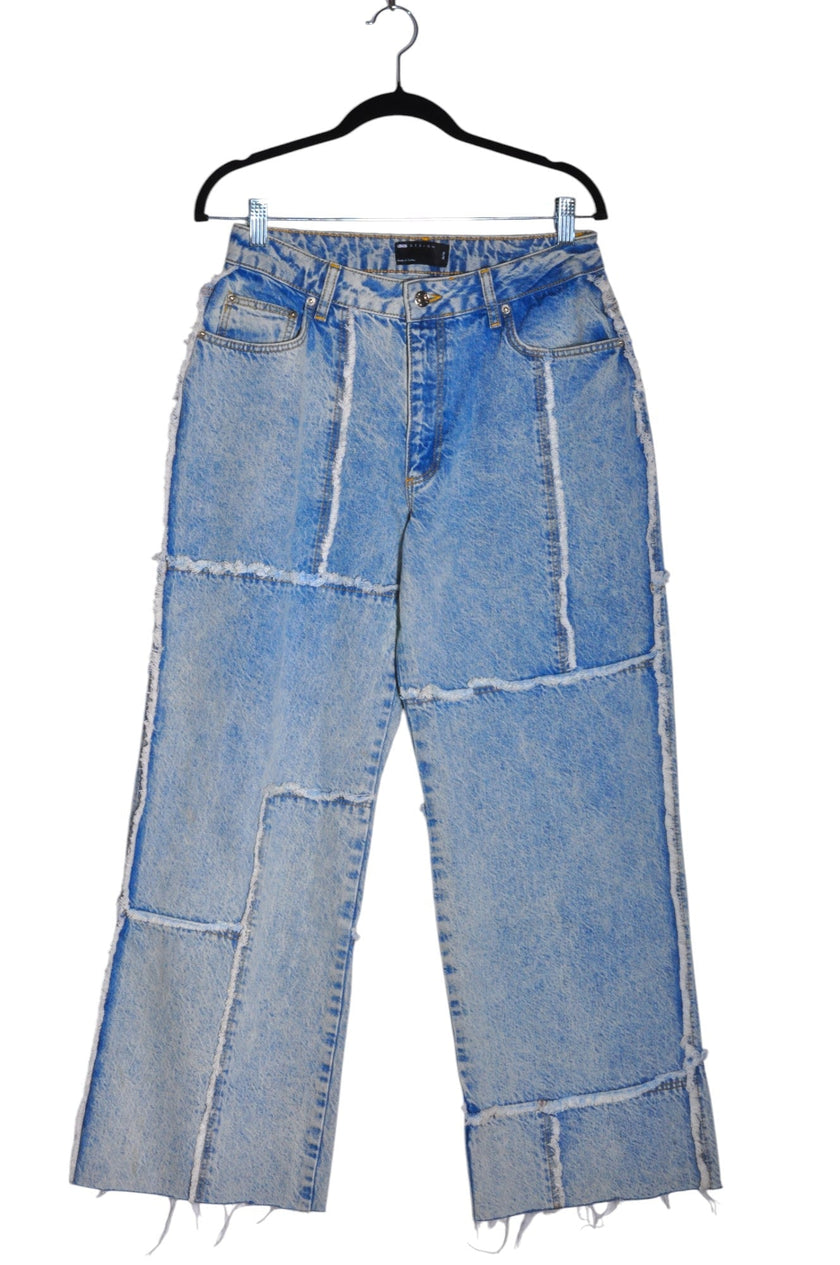 ASOS Women Straight-Legged Jeans Regular fit in Blue - 26x32