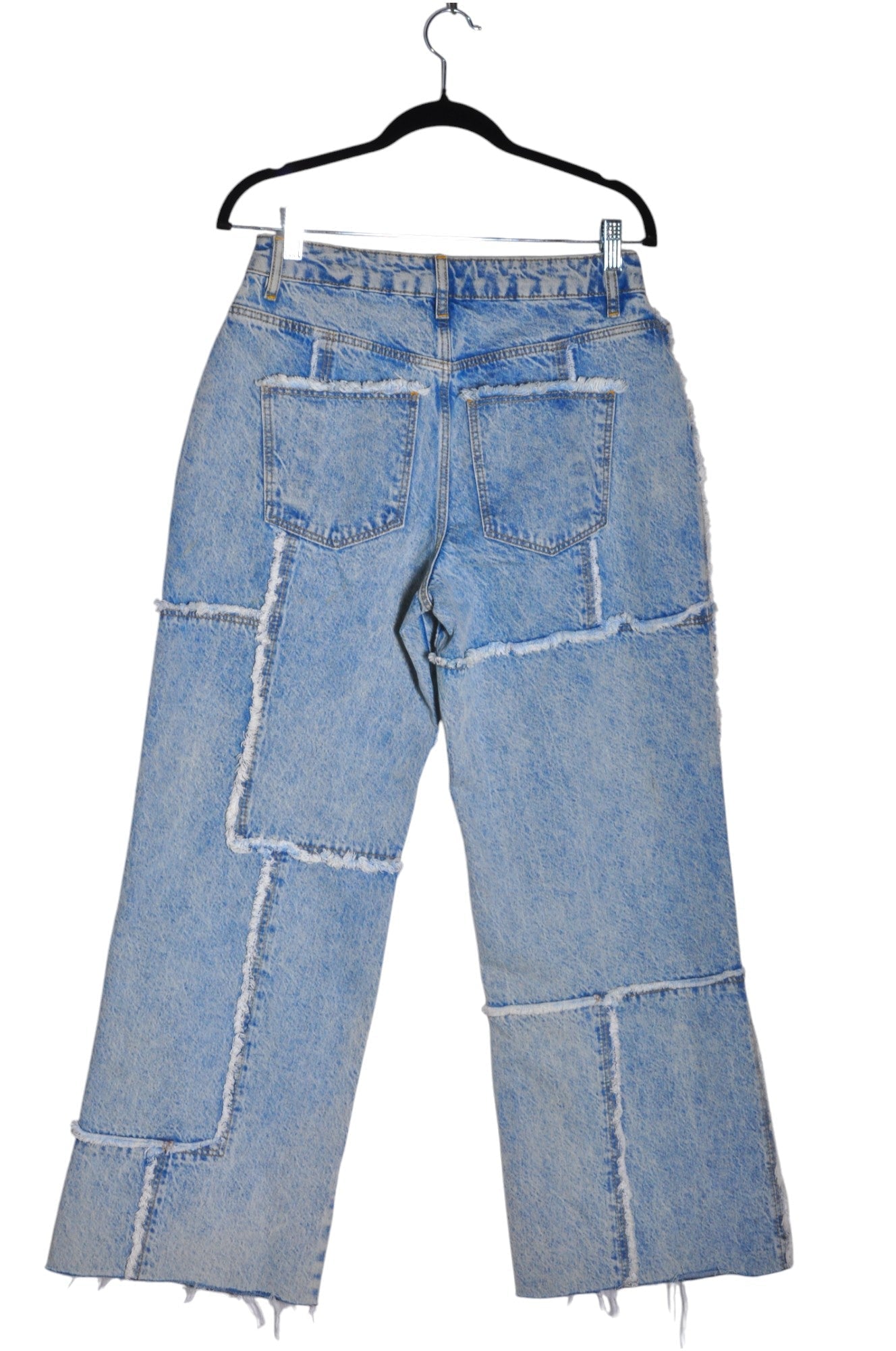 ASOS Women Straight-Legged Jeans Regular fit in Blue - 26x32