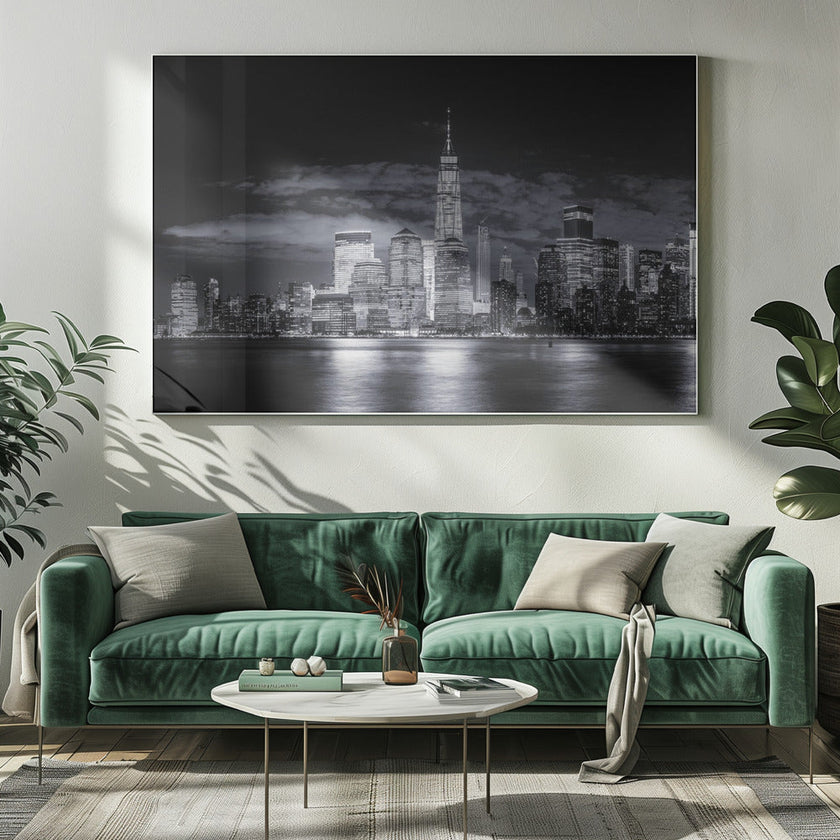 Wall art Gotham.  Manhattan skyline