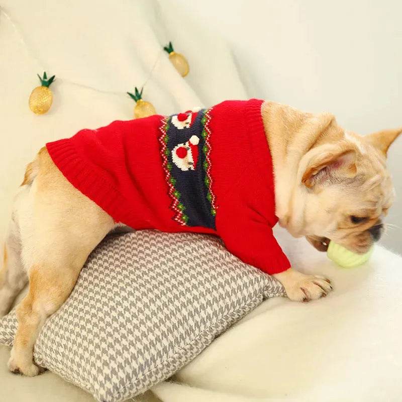 Christmas pet dog sweater
