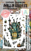 AALL and Create #1052 - A6 Stamp Set - Howler's House