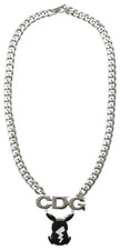 Pokemon: Comme des Garcons x Pokemon A Pikachu Silver Black Necklace