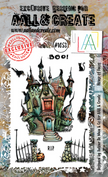 AALL and Create #1053 - A6 Stamp Set - House Of Faces