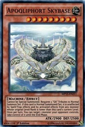 Apoqliphort Skybase (MP15-EN211) - 2015 Mega-Tins Mega Pack 1st Edition