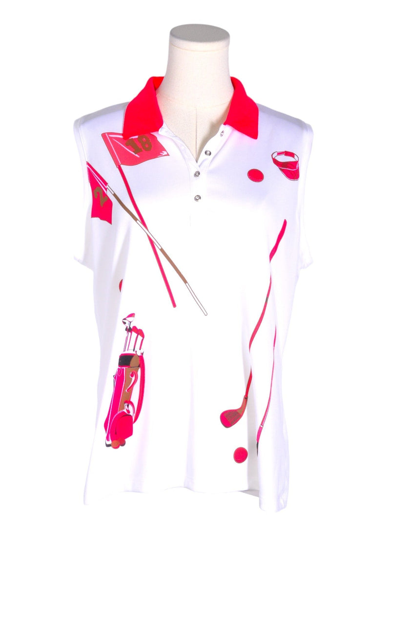 IZOD Women Activewear Tops Regular fit in White - L