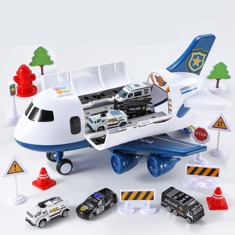 Kids 18-Piece Aircraft Theme Toy Set with Alloy Cars Canada USA