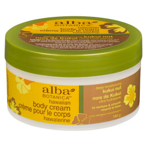 Alba Botanica - Moisturizing Kukui Nut Body Cream (184g)