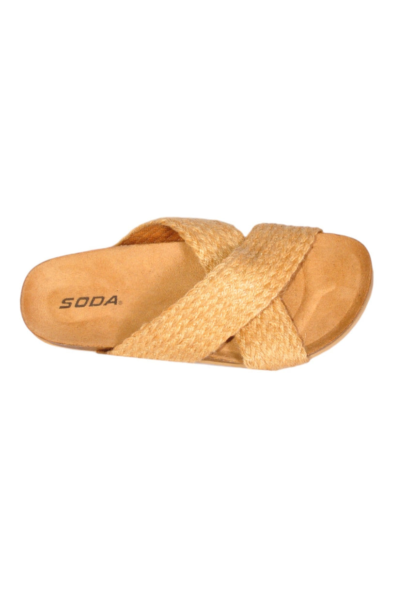 SODA Women Sandals Regular fit in Beige - 38
