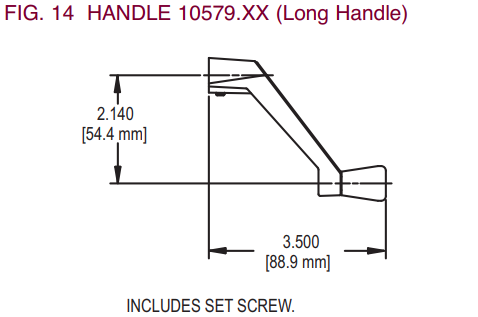 Window Crank Handle (Truth Hardware 10579)