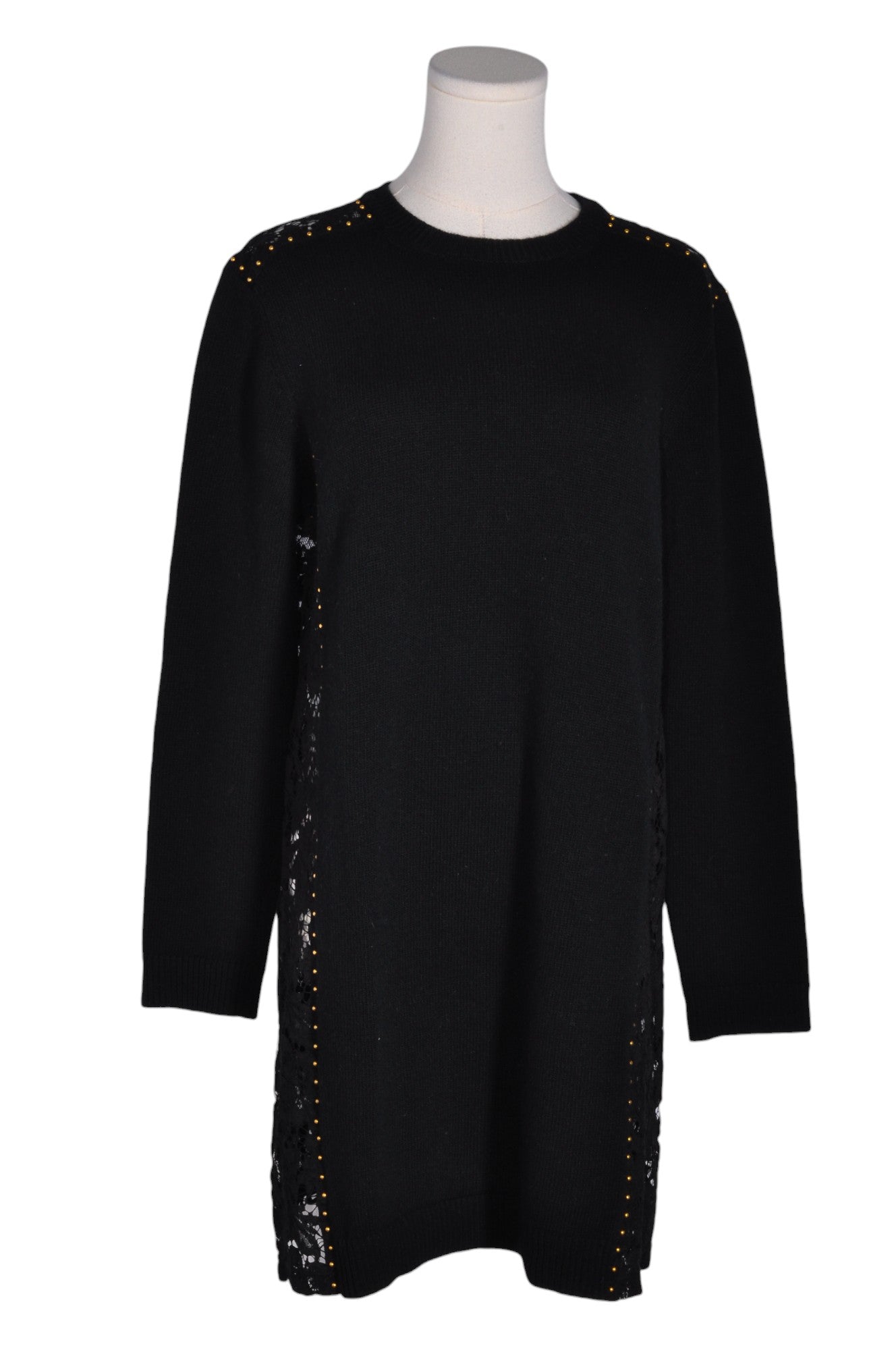 VALENTINO Women Shirt Dresses Regular fit in Black - M