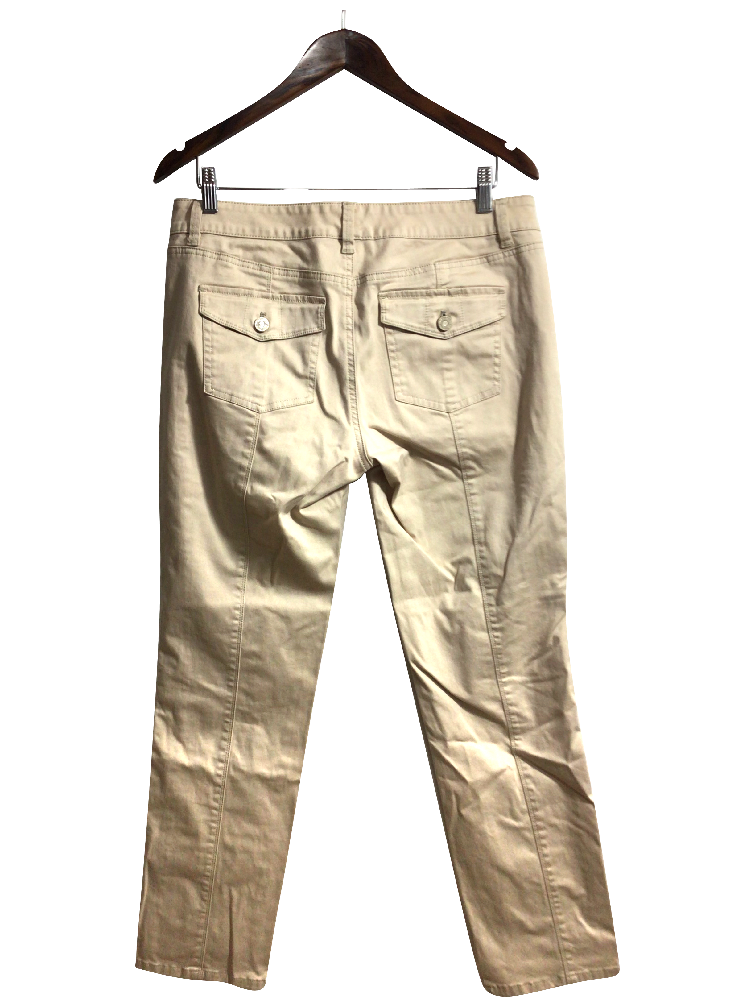 WHITE HOUSE BLACK MARKET Women Work Pants Regular fit in Beige - 10