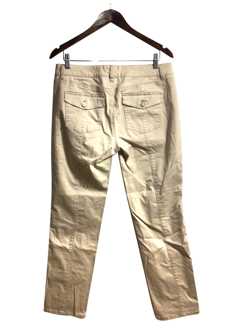 WHITE HOUSE BLACK MARKET Women Work Pants Regular fit in Beige - 10