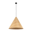 SOLIS Large Scandinavian Wood Pendant Light – Statement Cone Design (Limited Edition)