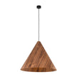 SOLIS Large Scandinavian Wood Pendant Light – Statement Cone Design (Limited Edition)