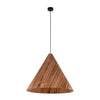 SOLIS Large Scandinavian Wood Pendant Light – Statement Cone Design (Limited Edition)