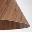 SOLIS Large Scandinavian Wood Pendant Light – Statement Cone Design (Limited Edition)