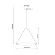 SOLIS Large Scandinavian Wood Pendant Light – Statement Cone Design (Limited Edition)
