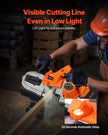 VEVOR 20V 2.56 Inches Deep Cut Variable Speed Portable Cordless Band Saw Kit