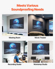 VEVOR 6 Pack Art Acoustic Panels 23.6 x 23.6 inch Self Adhesive for Home Earth