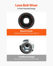 Impact Socket Set Impact Sockets 3/4 Inches 21 Piece 3/4 Inches to 2 Inches SAE