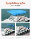 VEVOR 4 Bow Boat Bimini Tops 96