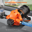 VEVOR 12V Diaphragm Pump 3.5GPM 13.25L/min 3-Chamber Water Pump Pressure Switch