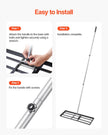 VEVOR 10x30in Lawn Leveling Rake 83.9 in Adjustable Handle for Yard Golf Court