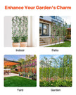 VEVOR 4 Packs Metal Garden Trellis for Climbing Plant Support 87x20 in Rustproof