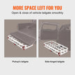 VEVOR 49.4 x 22.4 x 7.1 in Hitch Cargo Carrier, 500lb Capacity Trailer Hitch Mount Aluminum Cargo Basket, Luggage Carrier Rack Fits 2