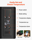 VEVOR 12 Volt Car Refrigerator Portable Freezer 10Qt Camping Compressor Cooler