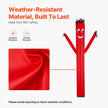 VEVOR 20FT Inflatable Advertising Air Wind Tube Wavy Man Dancer (NO Blower)