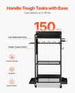 VEVOR 4-tier Tool Organizer Cart with Charging Station Garage Cart on Wheels