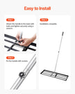 VEVOR 10x36in Lawn Leveling Rake 83.9 in Adjustable Handle for Yard Golf Court