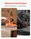 VEVOR 1/2 Sheet Sander 320W Max 12000 RPM Sheet Finishing Sander for Woodworking