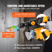 VEVOR 1-1/4 Inch SDS-Plus Rotary Hammer Drill, 13 Amp Corded Drills, Heavy Duty Chipping Hammers with Vibration Control & Safety Clutch, Electric Demolition Hammers Variable Speed, Power Tool For Conc