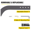 VEVOR 18'' Box Blade Shank Scarifier Shanks Teeth 4 Holes Box Scraper Shank 5pcs