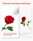 VEVOR 60 Pcs Red Roses Artificial Flowers Realistic Bouquet for Xmas Home Decor