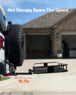 VEVOR 500 lbs Hitch Cargo Carrier Folding Hitch Cargo Carrier with Stabilizer